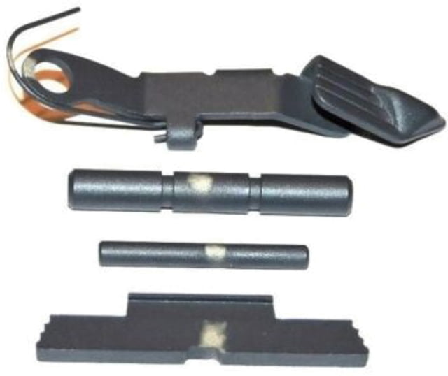 Centennial Defense Systems Extended Control Kit w/Serrated Mag Release for Gen 1-3 Glock 9mm .40S&W .357SIG 2 Pins Glock Gray - Centennial Defense Systems