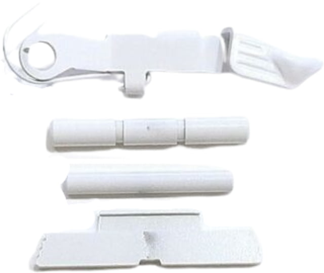 Centennial Defense Systems Extended Control Kit w/Serrated Mag Release for Gen 1-3 Glock 9mm .40S&W .357SIG 2 Pins White - Centennial Defense Systems