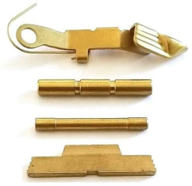 Centennial Defense Systems Extended Control Kit for Gen 1-4 Glock 2 Pins TiN Gold - Centennial Defense Systems