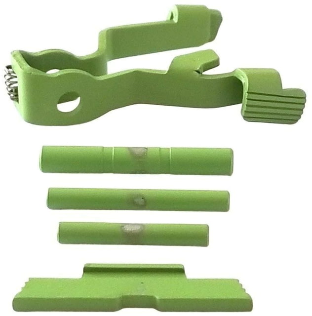 Centennial Defense Systems Extended Control Kit w/Mag Release for Gen 5 Glock Serrated 3 Pins Zombie Green - Centennial Defense Systems