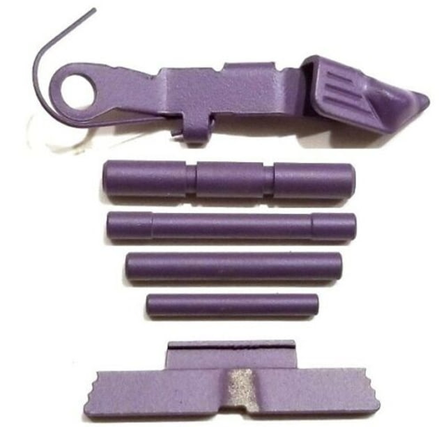 Centennial Defense Systems Extended Control Kit for Polymer80 4 Pins Purple - Centennial Defense Systems