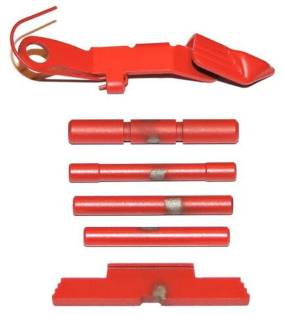 Centennial Defense Systems Extended Control Kit w/Stippled Mag Release for Gen 4 Glock 10mm .45ACP 4 Pins Red - Centennial Defense Systems