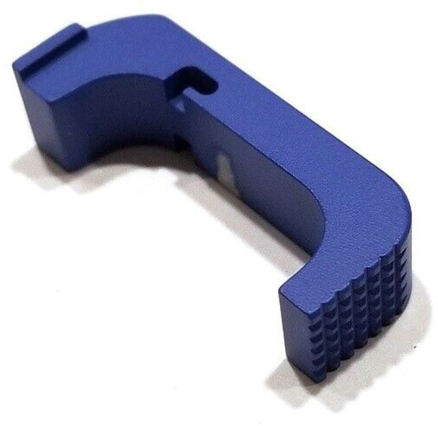 Centennial Defense Systems Extended Mag Release for Gen 4-5 10mm .45ACP Glock Stippled Blue - Centennial Defense Systems