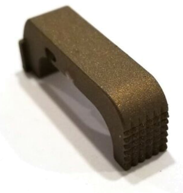 Centennial Defense Systems Extended Mag Release for Gen 4-5 10mm .45ACP Glock Stippled Burnt Bronze - Centennial Defense Systems