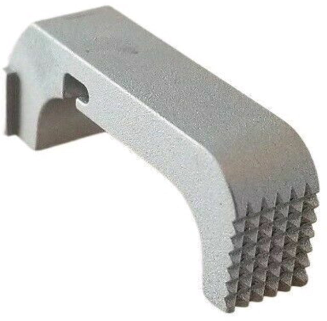 Centennial Defense Systems Extended Mag Release for Gen 4-5 10mm .45ACP Glock Stippled Satin Aluminum - Centennial Defense Systems