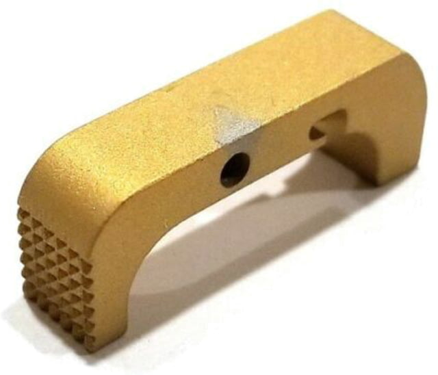 Centennial Defense Systems Extended Mag Release for Gen 4-5 10mm .45ACP Glock Stippled Gold - Centennial Defense Systems