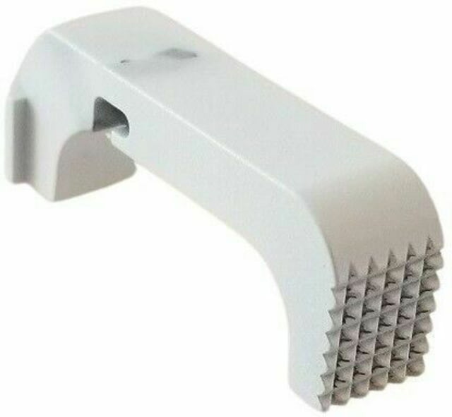 Centennial Defense Systems Extended Mag Release for Gen 4-5 10mm .45ACP Glock Stippled White - Centennial Defense Systems