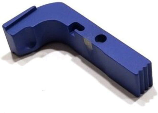 Centennial Defense Systems Extended Mag Release for Gen 1-3 10mm .45ACP Glock Serrated Blue - Centennial Defense Systems