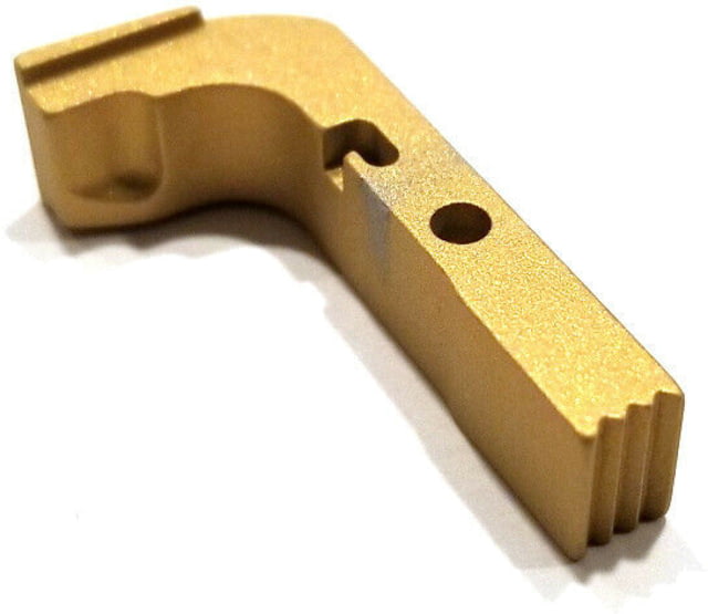 Centennial Defense Systems Extended Mag Release for Gen 1-3 10mm .45ACP Glock Serrated Gold - Centennial Defense Systems