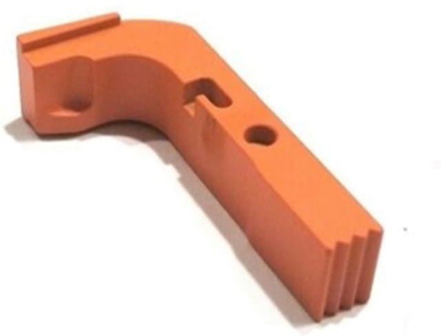 Centennial Defense Systems Extended Mag Release w/5lb Spring for Gen 1-3 10mm .45ACP Glock Serrated Hi-Viz Orange - Centennial Defense Systems