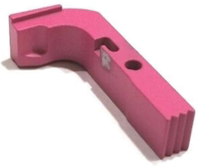 Centennial Defense Systems Extended Mag Release w/5lb Spring for Gen 1-3 10mm .45ACP Glock Serrated Pink - Centennial Defense Systems