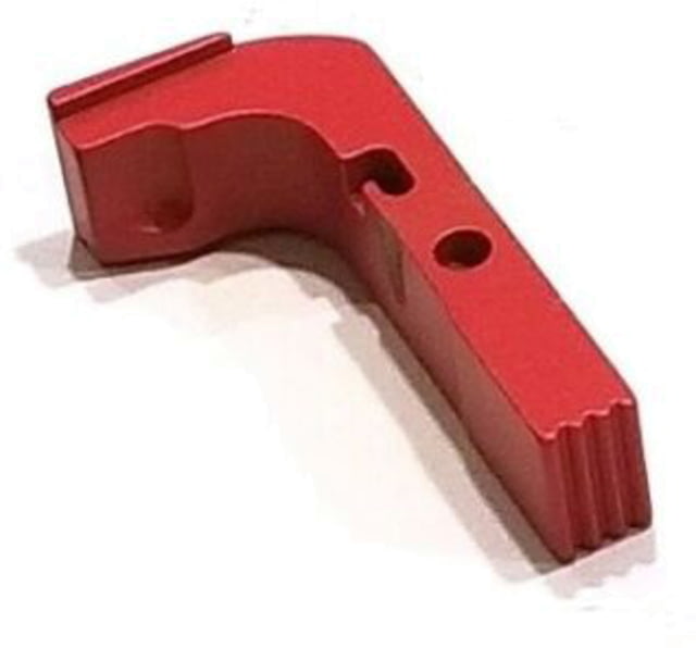 Centennial Defense Systems Extended Mag Release for Gen 1-3 10mm .45ACP Glock Serrated Red - Centennial Defense Systems