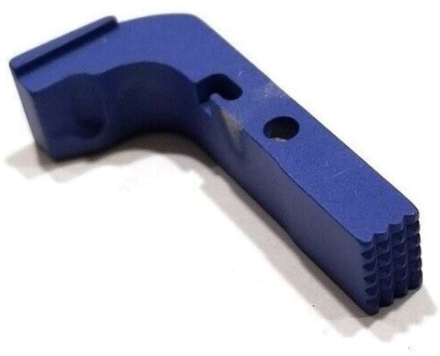 Centennial Defense Systems Extended Mag Release for Gen 1-3 10mm .45ACP Glock Stippled Blue - Centennial Defense Systems