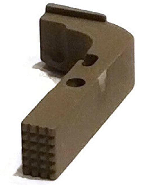 Centennial Defense Systems Extended Mag Release for Gen 1-3 10mm .45ACP Glock Stippled Glock Tan - Centennial Defense Systems