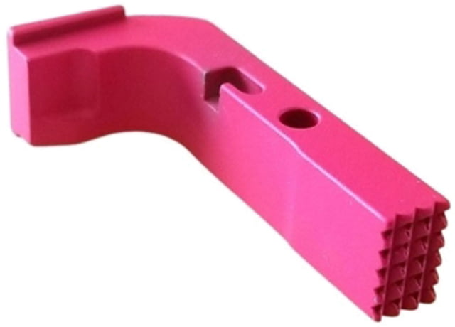 Centennial Defense Systems Extended Mag Release for Gen 1-3 10mm .45ACP Glock Stippled Pink - Centennial Defense Systems