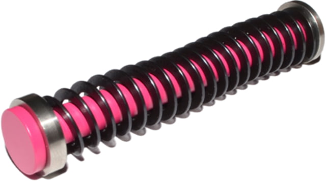 Centennial Defense Systems Glock 26/27 Gen 1-5 CDS Stainless Single Spring Guide Rod Assembly Pink 18lb Spring - Centennial Defense Systems