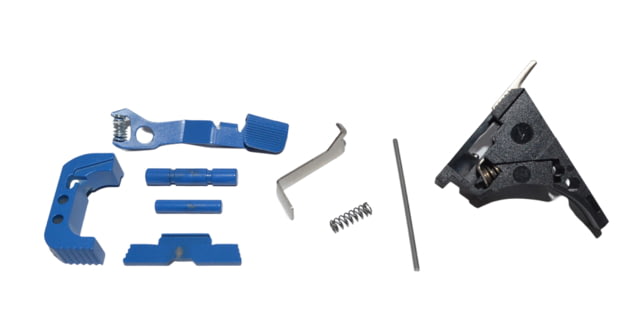 Centennial Defense Systems Glock 43x48 Lower Parts Kit Serrated 2.5lb Mag Catch Spring Factory Trigger Spring Weight Blue LPK-EXT-MOD182 - Centennial Defense Systems