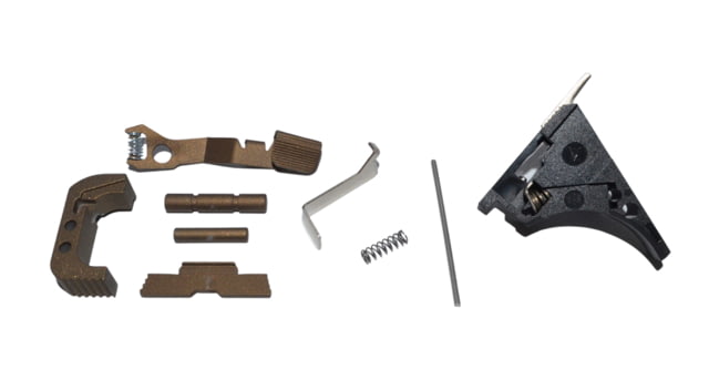 Centennial Defense Systems Glock 43 Lower Parts Kit 5lb Mag Catch Spring 50percent Power Trigger Spring Burnt Bronze LPK-EXT-MOD78 - Centennial Defense Systems
