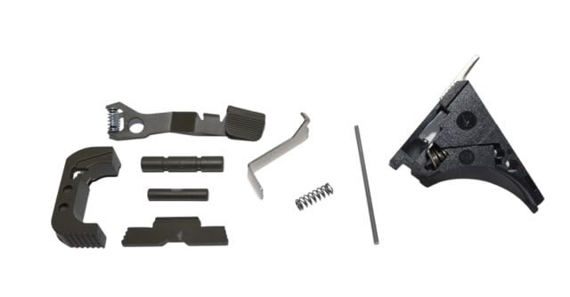Centennial Defense Systems Glock 43x48 Lower Parts Kit Serrated 5lb Mag Catch Spring Factory Trigger Spring Weight OD Green LPK-EXT-MOD233 - Centennial Defense Systems
