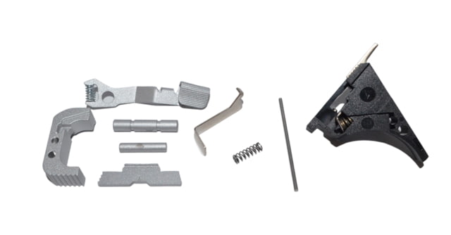 Centennial Defense Systems Glock 43x48 Lower Parts Kit 5lb Mag Catch Spring 25percent Power Trigger Spring Satin Aluminum LPK-EXT-MOD252 - Centennial Defense Systems
