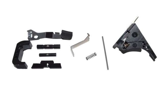 Centennial Defense Systems Glock 43x48 Lower Parts Kit Strippled2.5lb Mag Catch Spring 25percent Power Trigger Spring Black LPK-EXT-MOD286 - Centennial Defense Systems