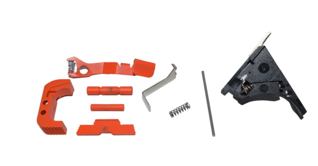 Centennial Defense Systems Glock 43 Lower Parts Kit Strippled 5lb Mag Catch Spring 25percent Power Trigger Spring Hi-Viz Orange LPK-EXT-MOD156 - Centennial Defense Systems