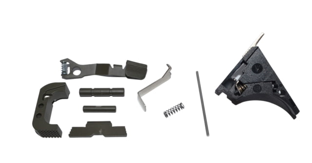 Centennial Defense Systems Glock 43x48 Lower Parts Kit Strippled 5lb Mag Catch Spring 25percent Power Trigger Spring OD Green LPK-EXT-MOD338 - Centennial Defense Systems