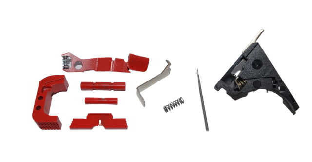 Centennial Defense Systems Glock 43x48 Lower Parts Kit Strippled 5lb Mag Catch Spring 25percent Power Trigger Spring Red LPK-EXT-MOD341 - Centennial Defense Systems