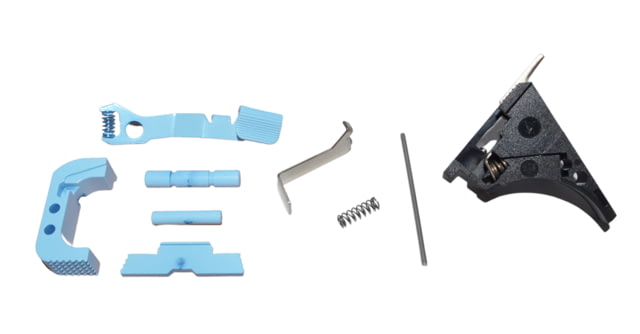 Centennial Defense Systems Glock 43 Lower Parts Kit Strippled2.5lb Mag Catch Spring Factory Trigger Spring Weight White LPK-EXT-MOD104 - Centennial Defense Systems