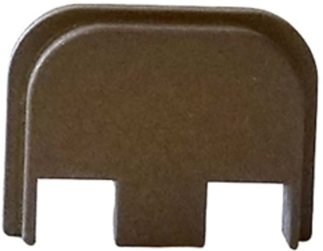 Centennial Defense Systems Rear Slide Cover Plate for Glock 43/43X/48 Burnt Bronze Aluminum - Centennial Defense Systems