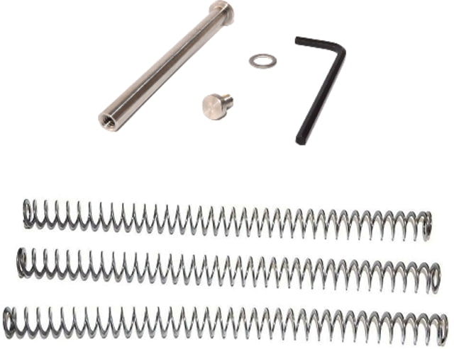 Centennial Defense Systems Stainless Steel Guide Rod Carry Kit for Gen 1-3 Glock 17 Stainless Steel No Coating Flat Face Screw 20lb22lb24lb Springs - Centennial Defense Systems