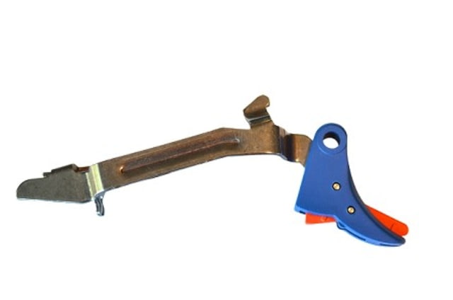 Centennial Defense Systems Trigger Assembly w/Stainless Steel Bar for Gen 1-4 Glock Blue Hi-Viz Orange except 10mm/.45ACP models - Centennial Defense Systems