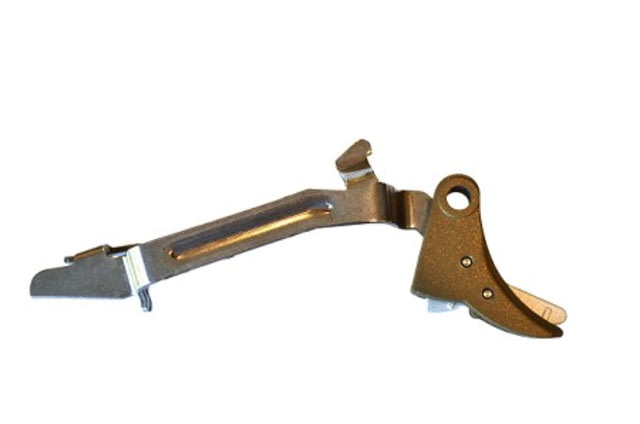 Centennial Defense Systems Trigger Assembly w/Stainless Steel Bar for Gen 1-4 Glock Burnt Bronze Satin Aluminum except 10mm/.45ACP models - Centennial Defense Systems