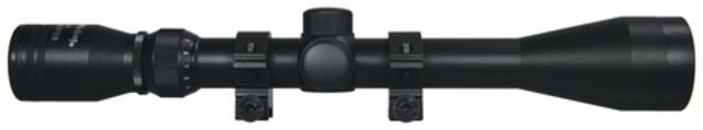 Nikko Stirling Mountmaster Rifle Scope  4-Plex Reticle Matte Black Finish With One Inch Rings - Nikko Stirling