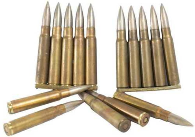 Century Arms Turkish Ammo 7.92x57mm Mauser 196 Grain Full Metal Jacket Boat Tail Brass Cased Rifle Ammo 900 Rounds - Century Arms