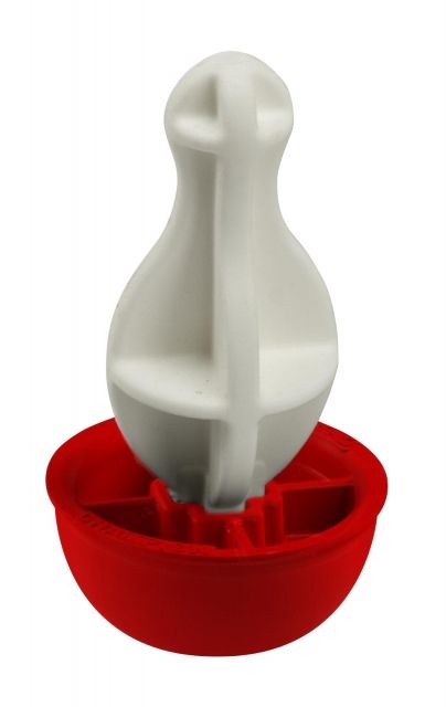 Champion Duraseal Bowling Pin Wobble Target Red/White - Champion Traps And Targets