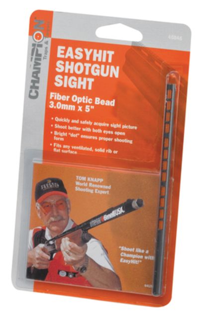 Champion EasyHit Shotgun Sight Red - 3mm - 5in - Champion Traps And Targets