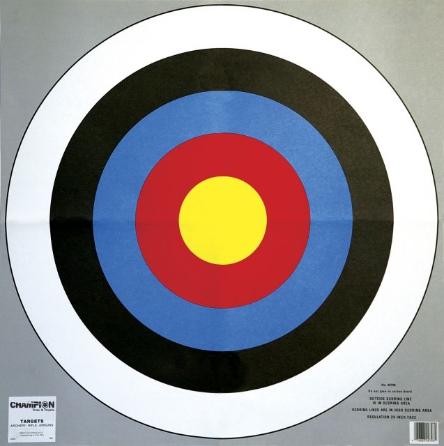 Champion Targets BullsEye 24inch Target 2 Pack