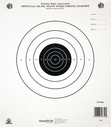 Champion Targets 50ft Slow Fire Target GB2 12/Pack - Champion Traps And Targets