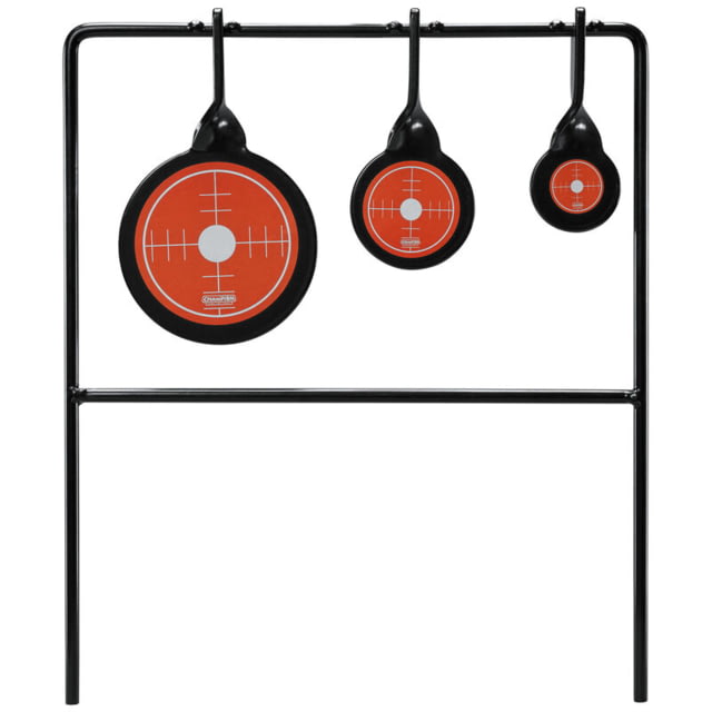 Champion Traps and Targets Rimfire Three Gong Spinners Target Steel Card - Champion Traps And Targets