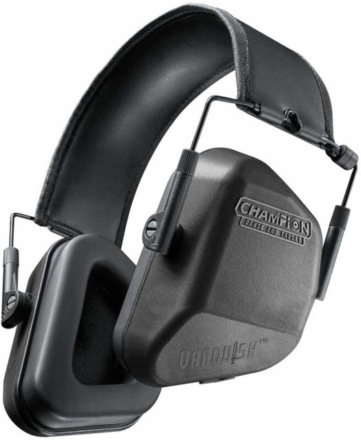Champion Vanquish Passive Ear Muffs Black Medium