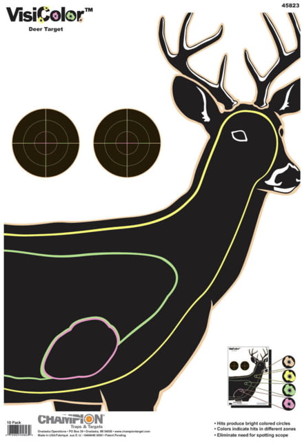Champion Visicolor Deer Target Multi - Champion Traps And Targets