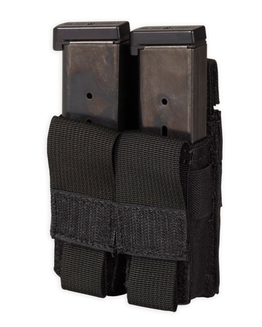 Chase Tactical Double Pistol Mag Pouch Black One Size NSN NONE - Chase Tactical