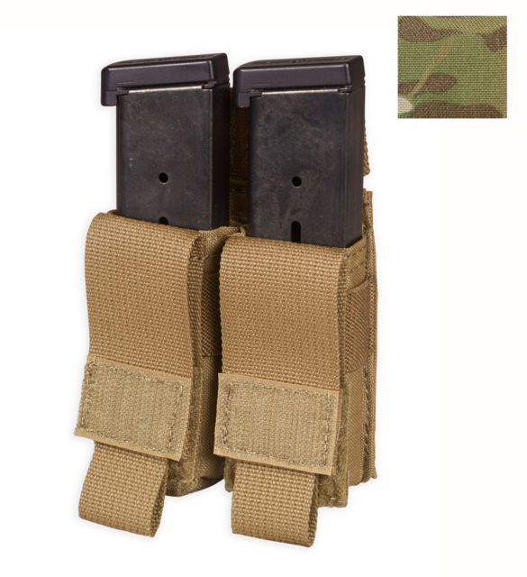 Chase Tactical Double Pistol Mag Pouch Multicam One Size NSN NONE - Chase Tactical