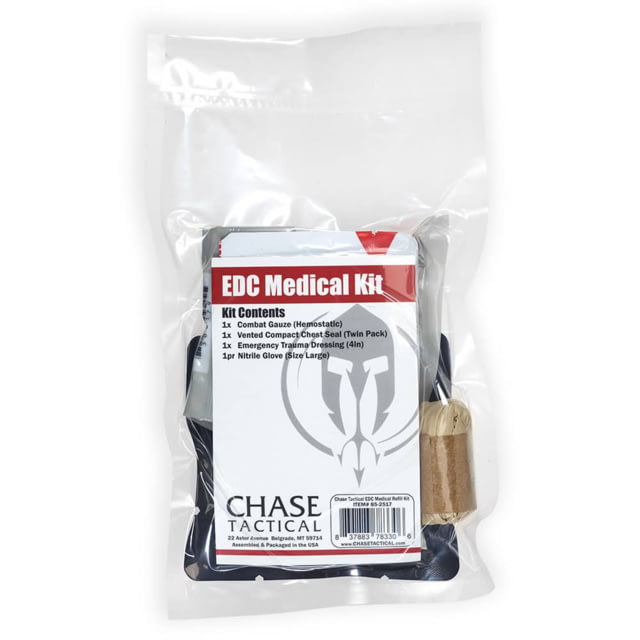 Chase Tactical EDC Medical Kit No Pouch - Chase Tactical