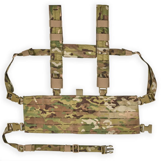 Chase Tactical Laser Cut MOLLE Chest Rig Multicam - Chase Tactical