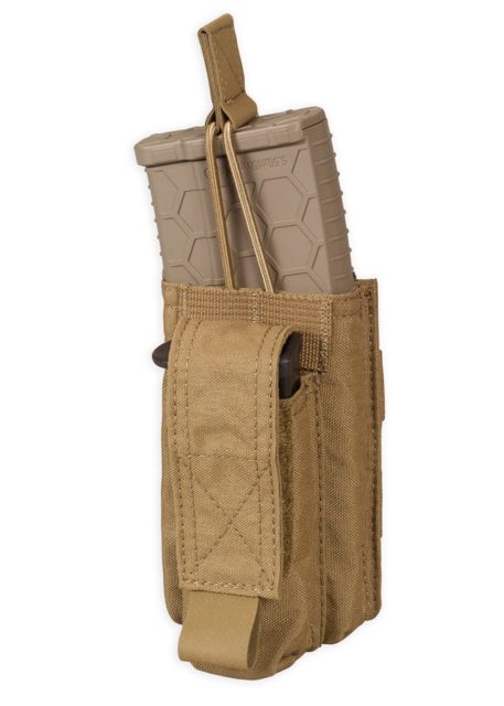 Chase Tactical Single Kangaroo Mag Pouch 5.56/Pistol Coyote Tan One Size NSN NONE - Chase Tactical