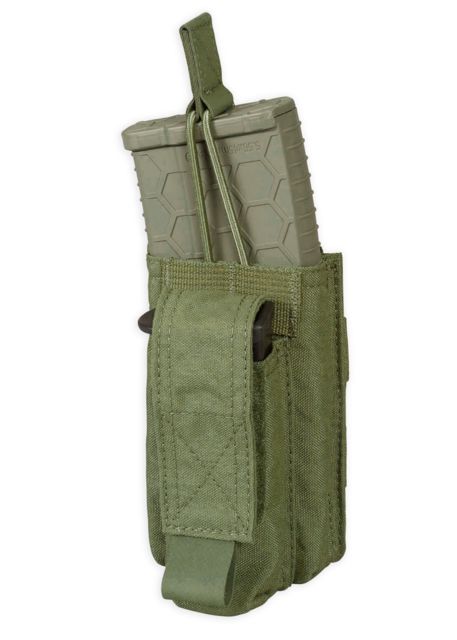 Chase Tactical Single Kangaroo Mag Pouch 5.56/Pistol Ranger Green One Size NSN NONE - Chase Tactical