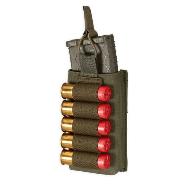 Chase Tactical Single Strip Mag Pouch 5.56 / Shotgun Ranger Green One Size NSN NONE - Chase Tactical
