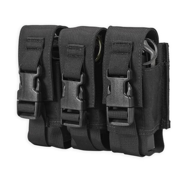 Chase Tactical Triple Flashbang Pouch Black - Chase Tactical